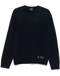 A.P.C. - Edward Pullover - Lyst
