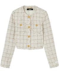 Versace - Jacke aus Tweed - Lyst