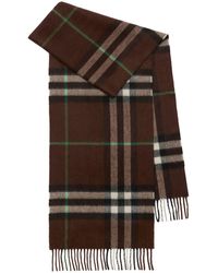 Burberry - Vintage Check Fringed-detailing Scarf - Lyst