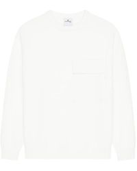 Courreges - Chest-Pocket Crew-Neck Sweater - Lyst