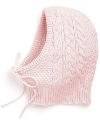 Barrie - Lightweight Cable-Knit Cashmere Balaclava - Lyst