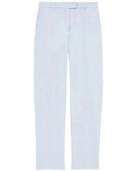 McQueen - Cropped Tailored Trousers - Lyst