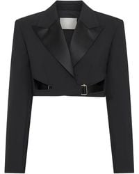 Dion Lee - Interlock Tuxedo Cropped Blazer - Lyst