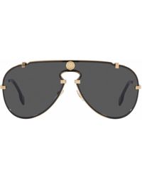Versace - Gafas de sol con montura de aviador - Lyst