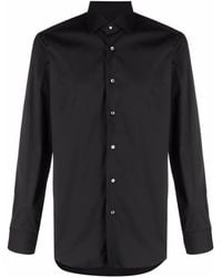 Barba Napoli - Long-Sleeve Poplin Shirt - Lyst