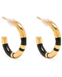 Aurelie Bidermann - Positano Hoop Earrings - Lyst
