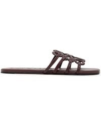 Loewe - Cut-Out Strap Sandals - Lyst
