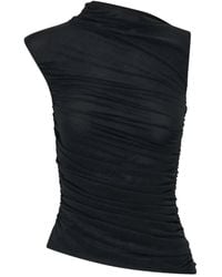 Nicholas - Top Callie asimétrico drapeado - Lyst