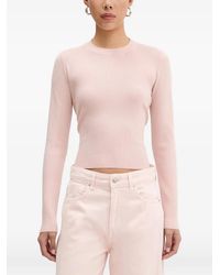 ViCOLO - Tie-Back Ribbed Long-Sleeve Top - Lyst