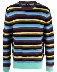 PS by Paul Smith - Maglia Rigata In Lana - Lyst