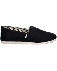 TOMS - Alpargata Classic Slip-On Flats - Lyst