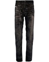 DIESEL - D-Strukt-S3 Slim-Fit-Jeans aus Samt - Lyst