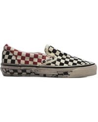 Vans - X Slam Jam A.O.D Checkerboard Slip-On Sneakers - Lyst