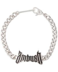 Ambush - Pulsera de cadena con charm del logo - Lyst