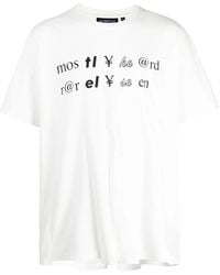 Mostly Heard Rarely Seen - Graphic-Print Cotton T-Shirt - Lyst