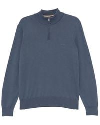 BOSS - Half-Zip Jumper - Lyst