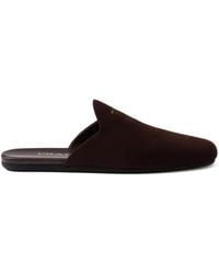Prada - Mules En Daim - Lyst