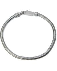 Rick Owens - Collier Tower Snake À Spirale Métallique - Lyst
