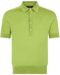 Moorer - Poloshirt Met Knopen - Lyst