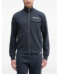 Aeronautica Militare - Zip-Up Logo-Patch Sweater - Lyst