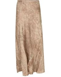 Avant Toi - Midirock Mit Marmor-Print - Lyst