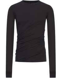 Rick Owens - ドレープ ロングtシャツ - Lyst