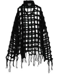 Junya Watanabe - Pullover mit Lochstrickmuster - Lyst