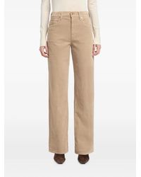 7 For All Mankind - Corduroy Wide-Leg Trousers - Lyst