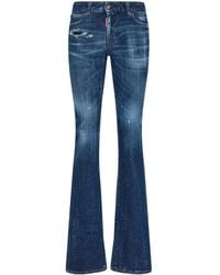 DSquared² - Vaqueros Bootcut Con Parche Del Logo - Lyst