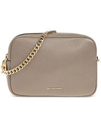 MICHAEL Michael Kors - Chain-Strap Leather Tote Bag - Lyst