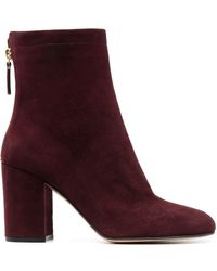 Gianvito Rossi - Bellamy 75mm Ankle Suede Boots - Lyst