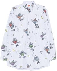 Sky High Farm - Cotton Striped Shirt - Lyst