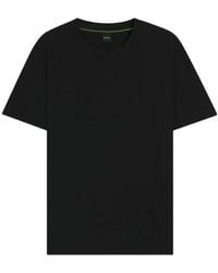 BOSS - Embroidered-Logo T-Shirt - Lyst