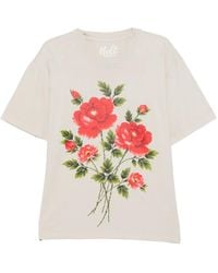 Melt - Graphic-Print Crew Neck T-Shirt - Lyst