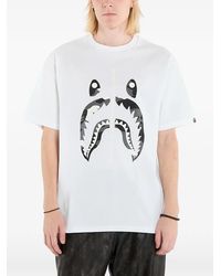 A Bathing Ape - City Camo Shark Short-Sleeve T-Shirt - Lyst