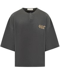 Fear Of God - 3/4 Henley Sweatshirt - Lyst