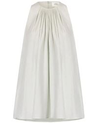 Loulou de Saison - Liao Gathered Flaring Blouse - Lyst