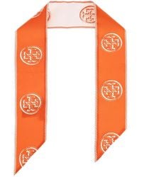 Tory Burch - Printed Silk Neck Scarf - Lyst