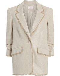 Cinq À Sept - Blazer con detalle de flecos - Lyst
