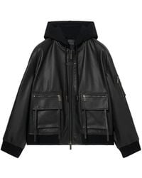 Off-White c/o Virgil Abloh - Hooded Pocket Bomber Jacket - Lyst
