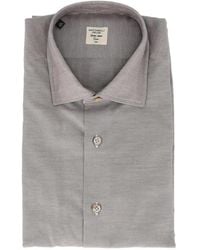 Mazzarelli - Slim-Fit Cotton Shirt - Lyst