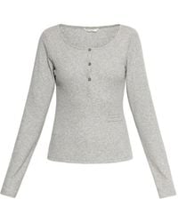 Rethinkit Studios - Ribbed Long-Sleeve Top - Lyst