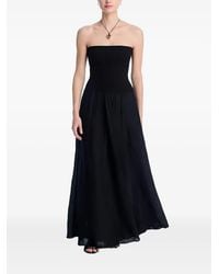 Johanna Ortiz - Linen-Cotton Blend Maxi A-Line Skirt - Lyst