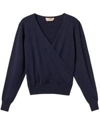 Twinset - Viscose Blend Crossover Jumper - Lyst