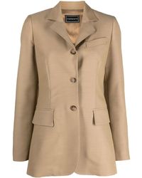 10 Corso Como - Single-Breasted Notched Blazer - Lyst