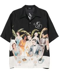 Amiri - Silk Short-Sleeve Shirt - Lyst
