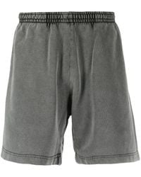 Acne Studios - Faded Effect Cotton Shorts - Lyst