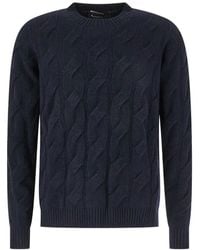 AROVESCIO - Cable-Knit Sweater - Lyst