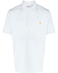 Carhartt - Embroidered-logo Polo Shirt - Lyst
