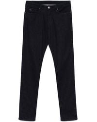Emporio Armani - Logo-Plaque Slim-Fit Jeans - Lyst